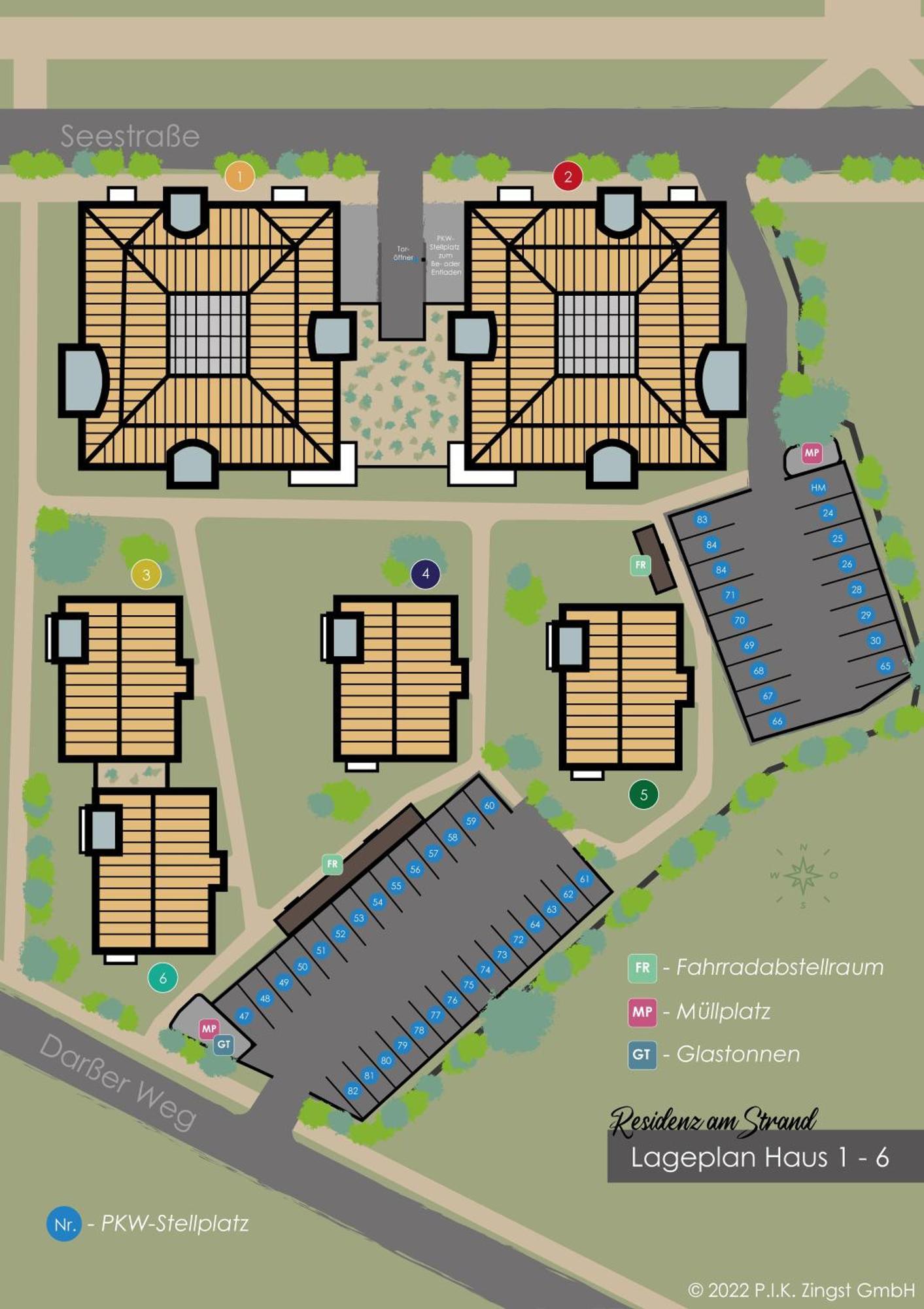 Residenz Am Strand Wohnung 4-56 Zingst Exteriör bild